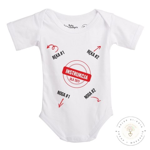 Baby Instructions bodziak z napisami instrukcja