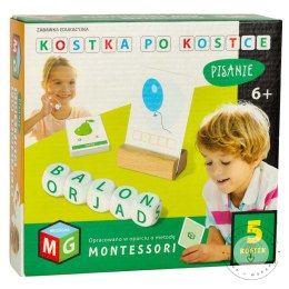 Zabawka edukacyjna montessori Kostka po kostce pisanie 4 kostki 5+ MULTIGRA