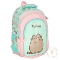 Plecak szkolny młodzieżowy czterokomorowy Pusheen 22L miętowy