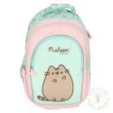 Plecak szkolny młodzieżowy czterokomorowy Pusheen 22L miętowy