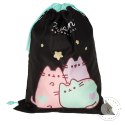 Plecak worek na buty wf Pusheen czarny