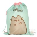 Plecak worek na buty wf Pusheen miętowy