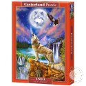 Puzzle układanka 1500 elementów Wilcza noc 68 x 47 cm CASTORLAND