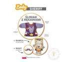 Baby Sheriff - Śliniak z rękawami