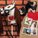 Skippi Hobby Horse tarantowaty - biało brązowy - prezent na dzień dziecka