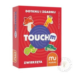 MUDUKO Gra karciana edukacyjna Touch it! Dotknij i zgadnij. Zwierzęta 5+