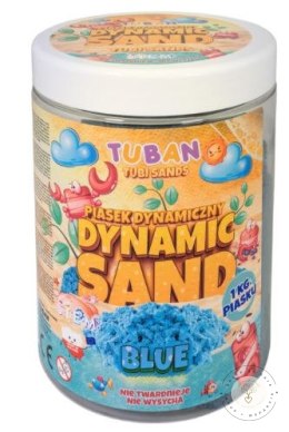 TUBAN Piasek dynamiczny 1kg niebieski