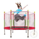 Trampolina do domu ogrodu dla dzieci siatka 140cm 55inch czerwona