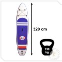 SUP Deska pompowana z akcesoriami Paddleboard 320cm 130kg