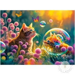 Puzzle układanka 100 elementów Magiczny poranek Kot 6+ CASTORLAND