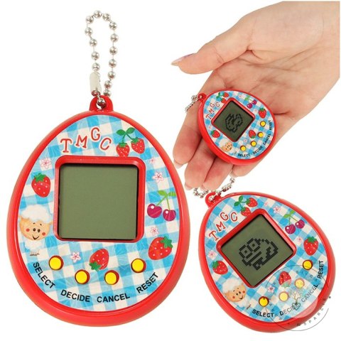 Tamagotchi gra elektroniczna dla dzieci jajko czerwony