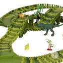 Tor wyścigowy dinozaury samochody 240 elementów