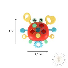 Gryzak dla dzieci zabawka sensoryczna montessori krab