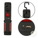 Lampa warsztatowa latarka 3w1 5 trybów USB magnes hak akumulator 1200 mAh 200 lm KAFUWELL