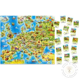 Puzzle edukacyjne układanka Mapa Europy 212 elementów 7+ CASTORLAND