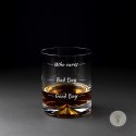 Etui na whisky ze szklankami Froster dla Taty -prezent Dzień Ojca -urodziny