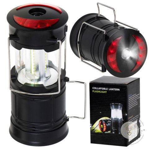 Lampka turystyczna LED latarka biwakowa lampa camping 3w1