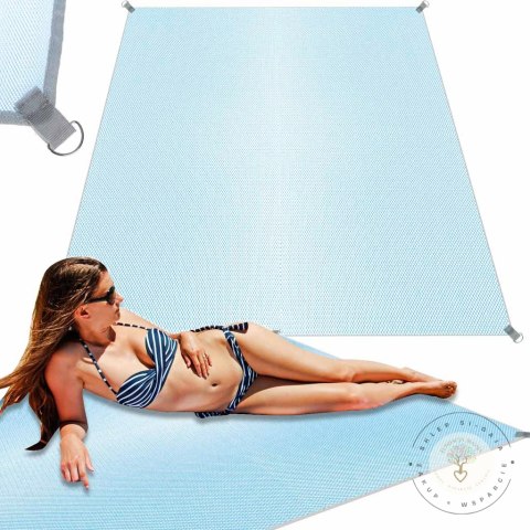 Mata plażowa koc na plażę sand free XXL 200x200cm