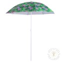 Parasol ogrodowy plażowy regulowany 150cm łamany liście