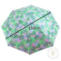 Parasol ogrodowy plażowy regulowany 150cm łamany liście