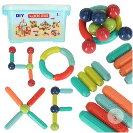 Klocki magnetyczne magnetic sticks duże patyczki dla małych dzieci 25 elementów