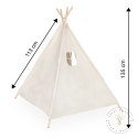 Namiot domek indiański dla dzieci Tipi Wigwam 135cm