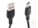 Ładowarka samochodowa szybka 2.1A 2x USB + kabel USB C L-BRNO