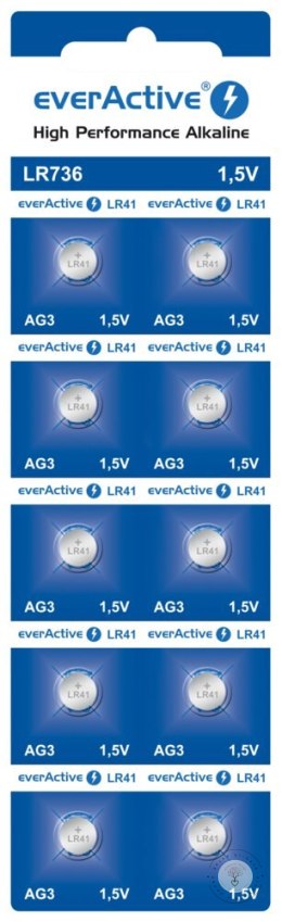 Bateria alkaiczna everActive G3 LR736 blister 10szt