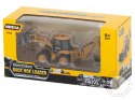 Koparka ładowarka metalowa z ruchomymi łyżkami Die-Cast H-toys 1704 1:50