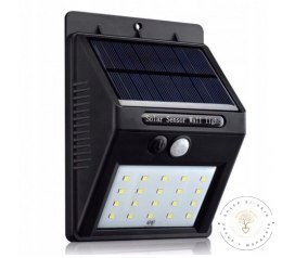 Lampa solarna z czujnikiem ruchu halogen 20LED