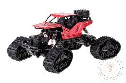 Samochód zdalnie sterowany na pilota RC Rock Crawler 4x4 LHC012 auto 2w1 czerwony