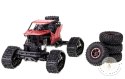 Samochód zdalnie sterowany na pilota RC Rock Crawler 4x4 LHC012 auto 2w1 czerwony