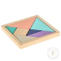 Tangram puzzle drewniane układanka klocki 11,5cm x 11,5cm