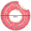 Kółko do pływania koło dmuchane Donut różowe 50cm max 20kg 3-6lat