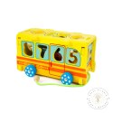 Autobus sorter z cyferkami puzzle