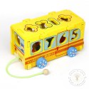 Autobus sorter z cyferkami puzzle