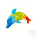 Układanka puzzle przestrzenne delfin cyfry ONSHINE