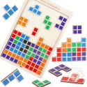 GRA LOGICZNA ZRĘCZNOŚCIOWA PUZZLE TETRIS KLOCKI JHTOY-639