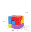 GRA ZRĘCZNOŚCIOWA LOGICZNA SORTER NAKŁADANKA PUZZLE TETRIS KOSTKA RUBIKA JHTOY-646