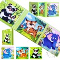 MAGNETYCZNE PUZZLE ZWIERZĄTKA KSIĄZECZKA ZOO JHTOY-266