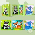 MAGNETYCZNE PUZZLE ZWIERZĄTKA KSIĄZECZKA ZOO JHTOY-266