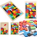 PUZZLE DREWNIANE TETRIS JHTOY-612