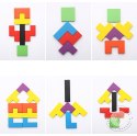 PUZZLE DREWNIANE TETRIS JHTOY-612