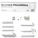 DUŻA METALOWA BRAMKA PIŁKARSKA 213x150x90 SIATKA