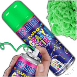 SERPENTYNA KONFETTI W SPRAYU NEON NA URODZINY IMPREZĘ ZIELONY 250 ML