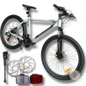 ROWER GÓRSKI MTB 26 SHIMANO 21 BIEGÓW 2xTARCZE RAMA ALUMINIOWA 18" KOŁA 26"