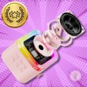 GŁOŚNIK PRZENOŚNY BEZPRZEWODOWY BLUETOOTH KARAOKE Z MIKROFONEM USB RGB