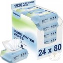 NICEKIDS Chusteczki nawilżane Pure Water Wipes 99,9% wody 24x80 szt