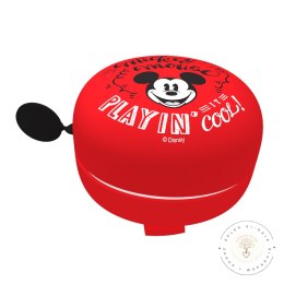 DZWONEK DO ROWERU RETRO 6CM MICKEY RED