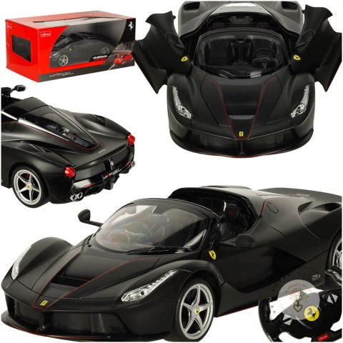 Samochód zdalnie sterowany Rastar 75800 Ferrari LaFerrari Aperta 1:14 czarny